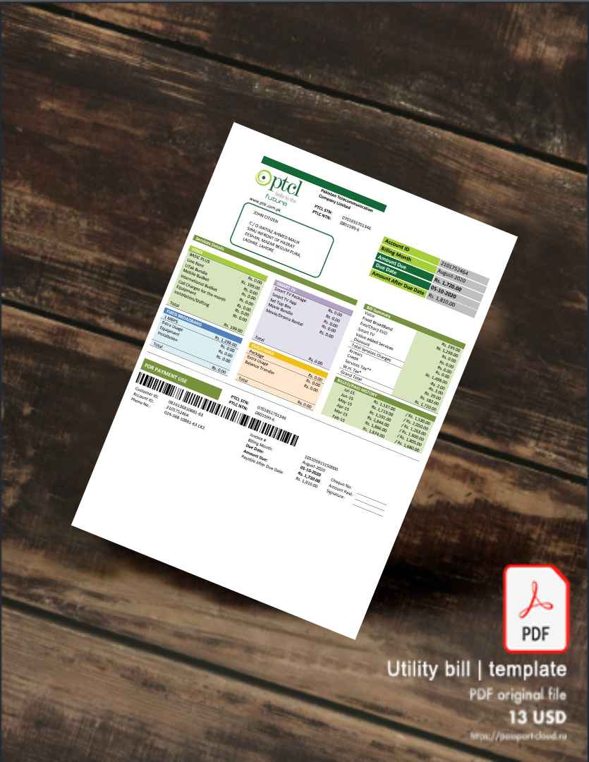 Utility bill | Albanian Power | Albania